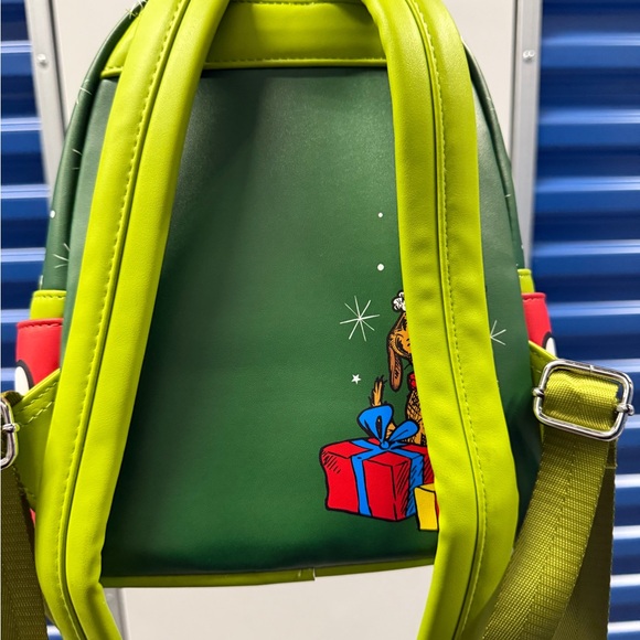 Loungefly Dr. Seuss Grinch Red and Green Backpack - Picture 3 of 5
